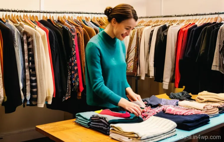 재생 섬유 사용의 법적 규제 - **Prompt:** A sophisticated and forward-thinking representation of a circular economy in fashion, wi...